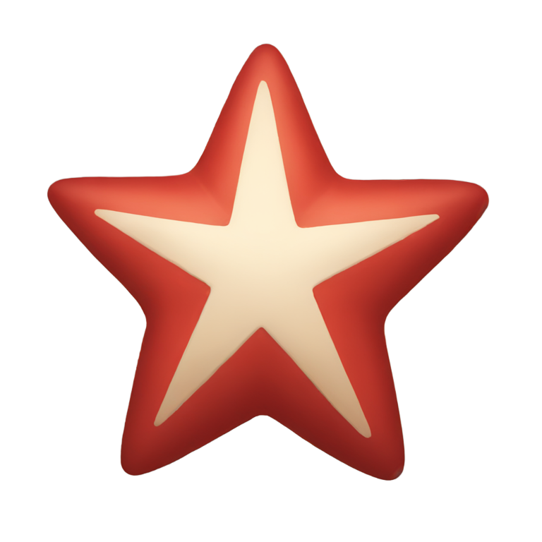 genmoji : Étoile rouge