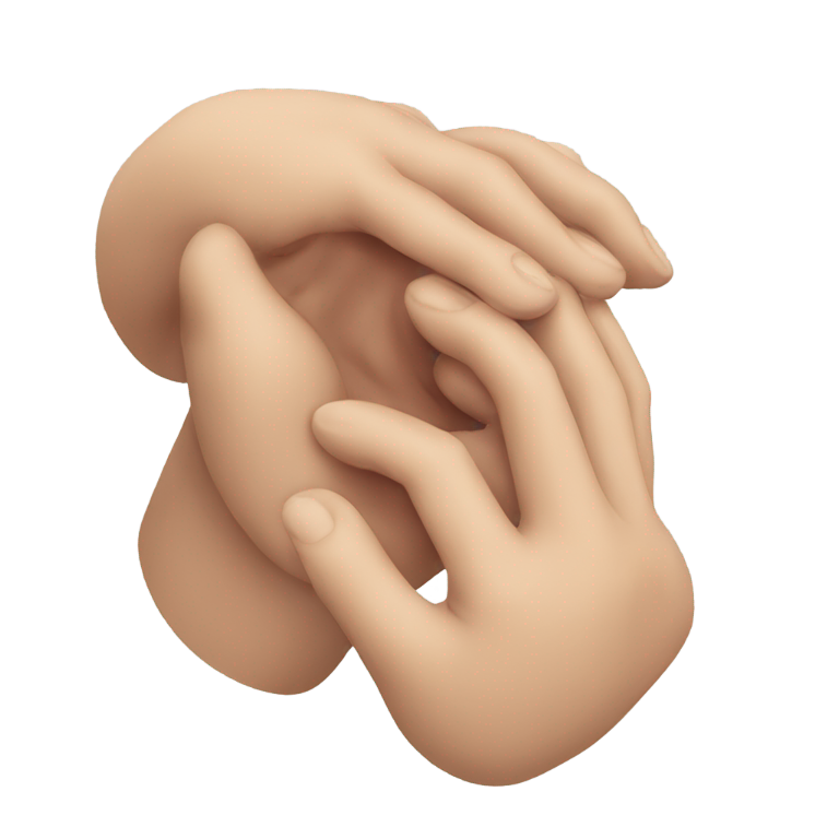 genmoji：手扼脖子自扼