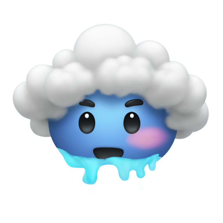 genmoji：🤭 带屁云的重生表情