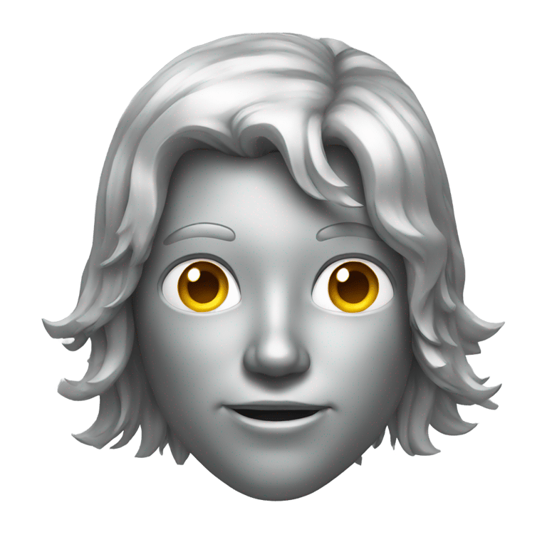 genmoji：银色金属