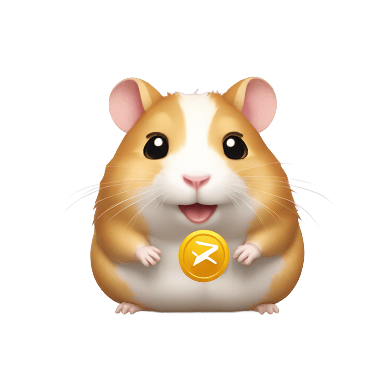 genmoji : Hamster avec bouton d'or de YouTube