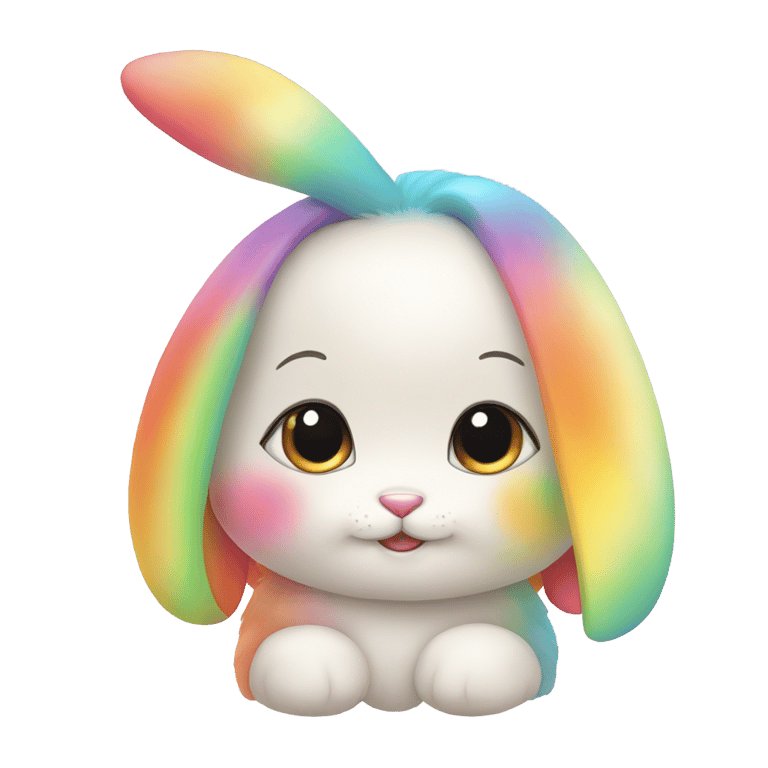 genmoji：彩虹兔