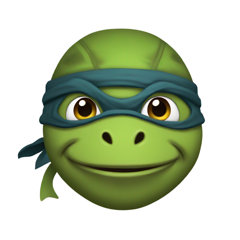 絵文字：ニンジャタートル
