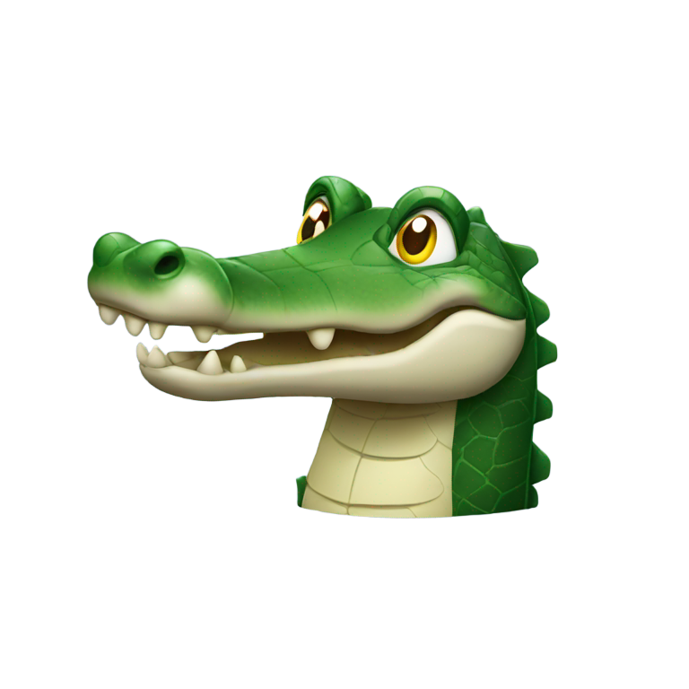 genmoji : Un alligator sous les projecteurs