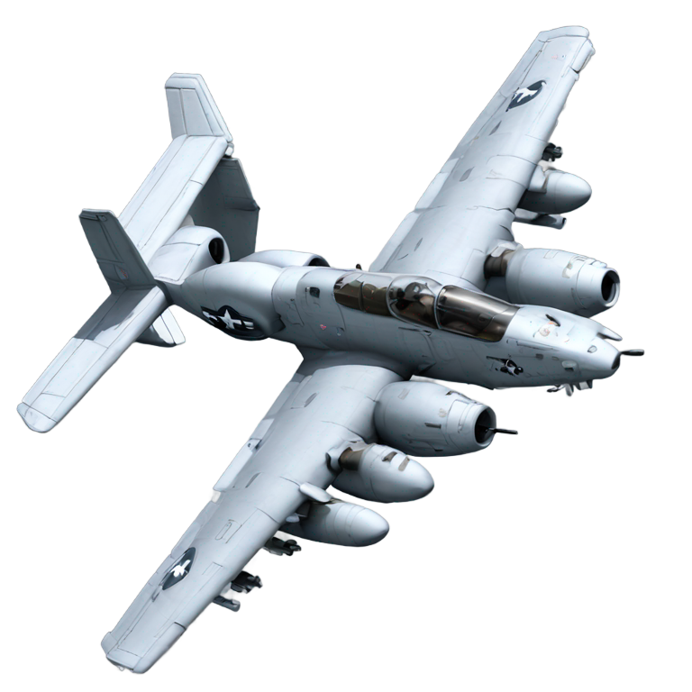 genmoji: A-10 Thunderbolt II