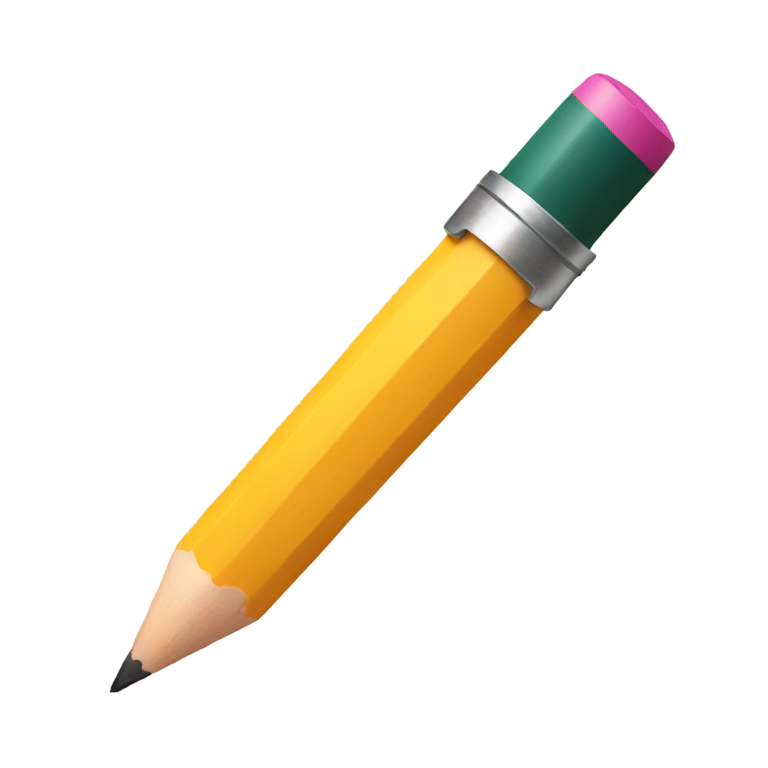 genmoji: giant pencil