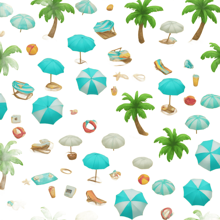 genmoji : Beach