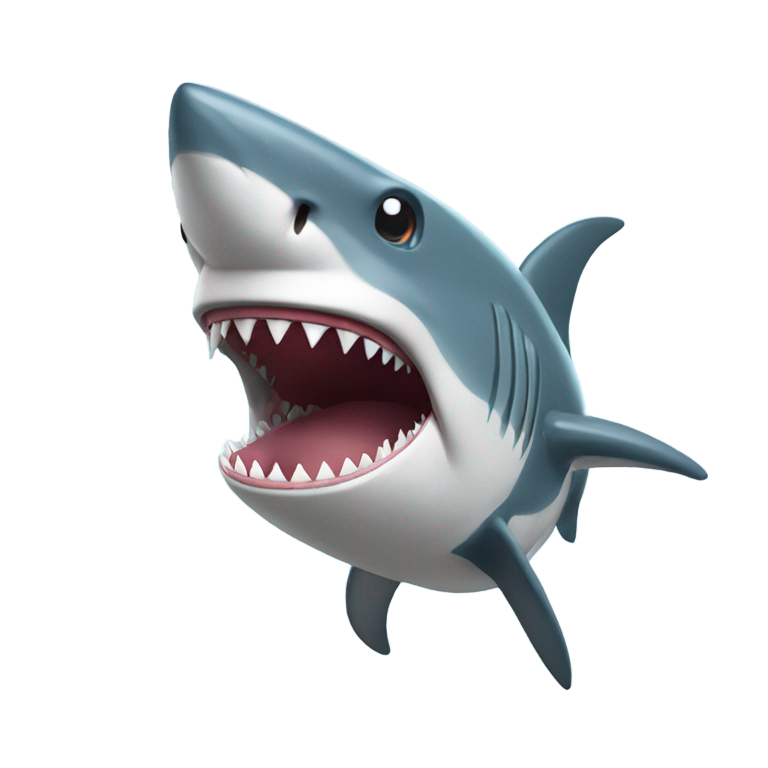 genmoji：炫耀的鲨鱼