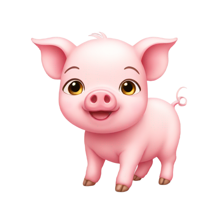 genmoji：小猪可爱
