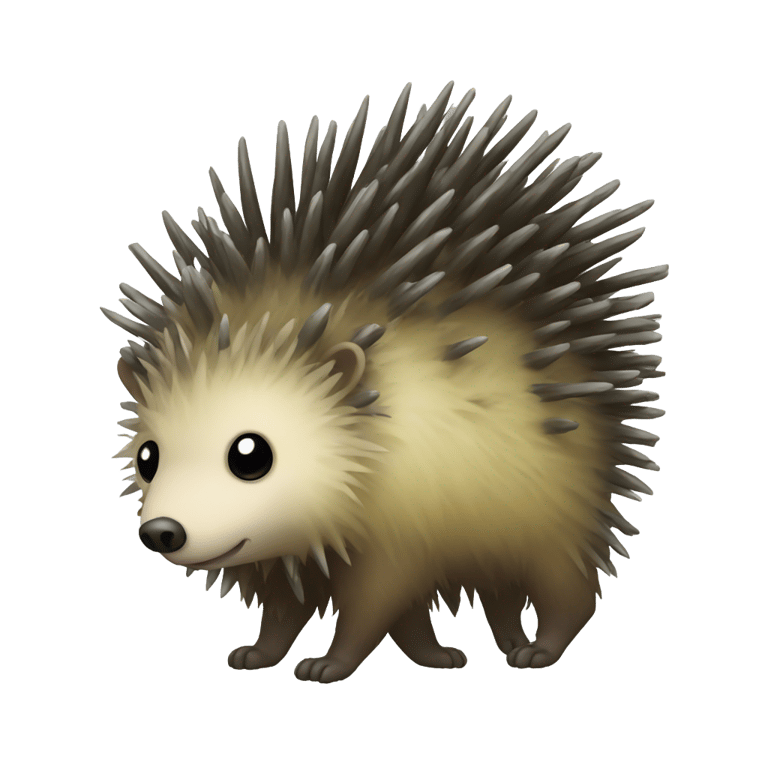 genmoji：A radioactive porcupine