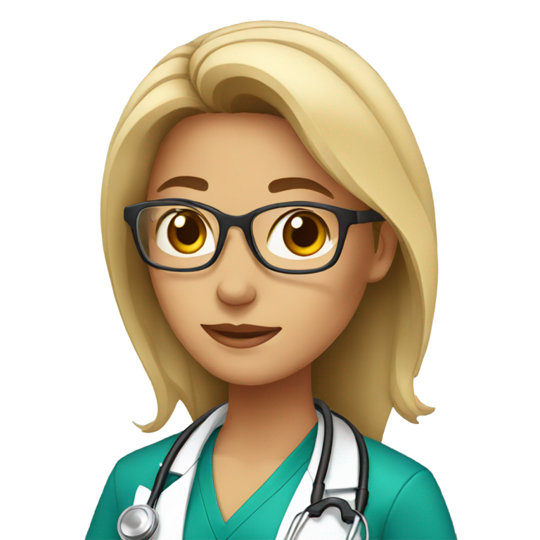 genmoji：办公室里的女医生