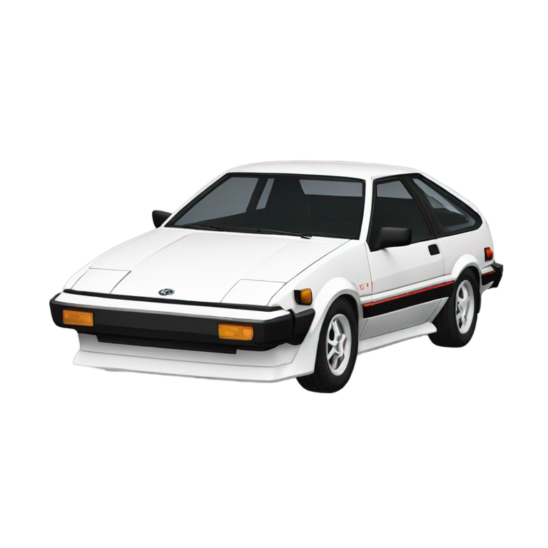 genmoji: Toyota ae86