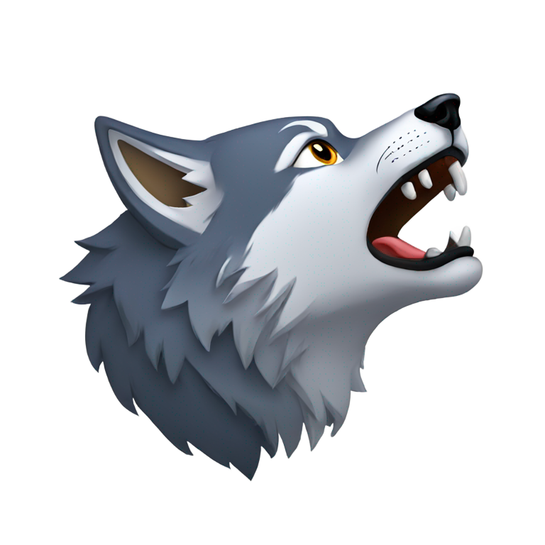 genmoji：狼嚎