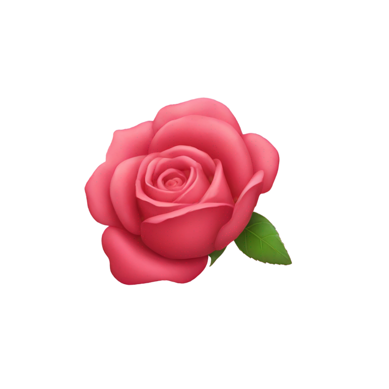 genmoji : Pétale de rose unique