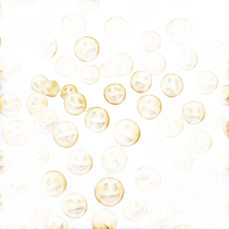 genmoji : Un cercle avec le chiffre quatre à l'intérieur. Tout l'émoji est bleu clair.