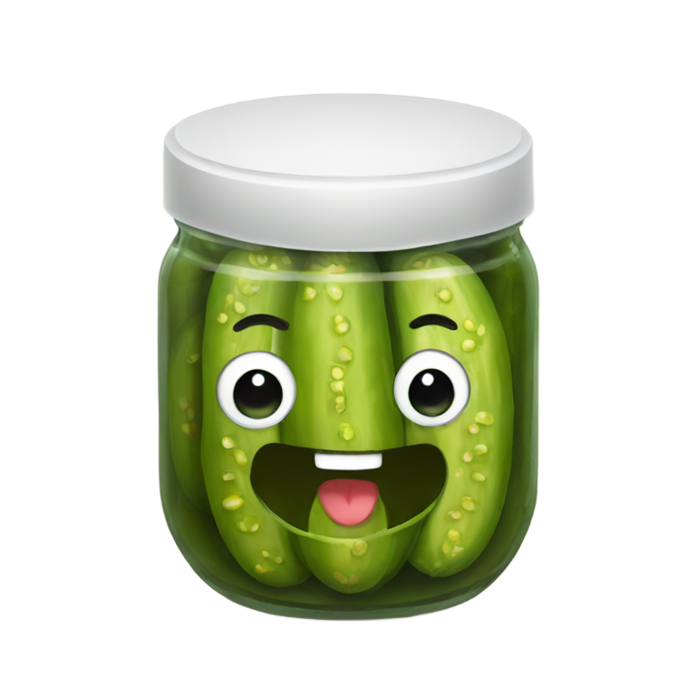 genmoji : un cornichon ordinaire
