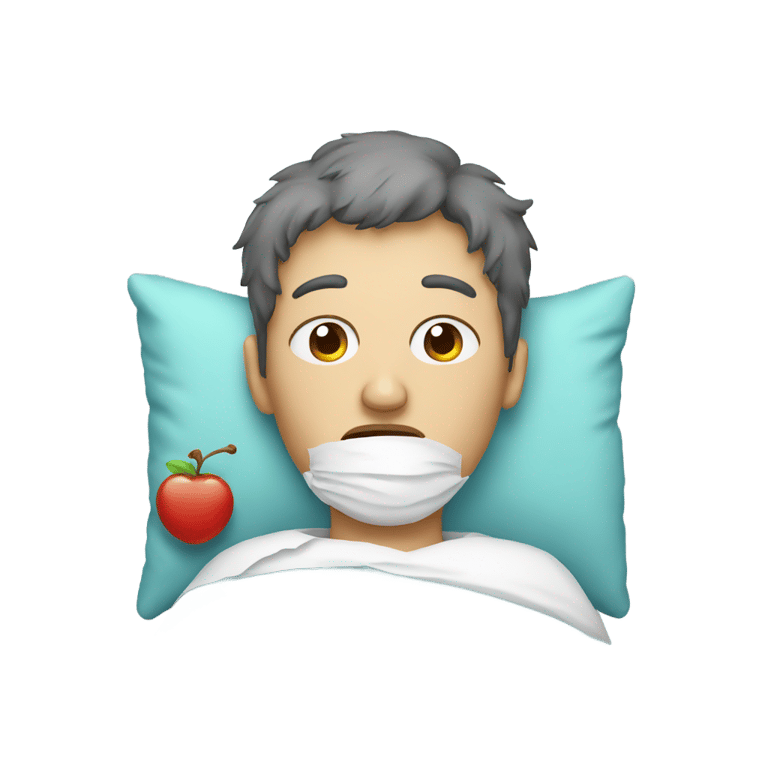 絵文字：sick person