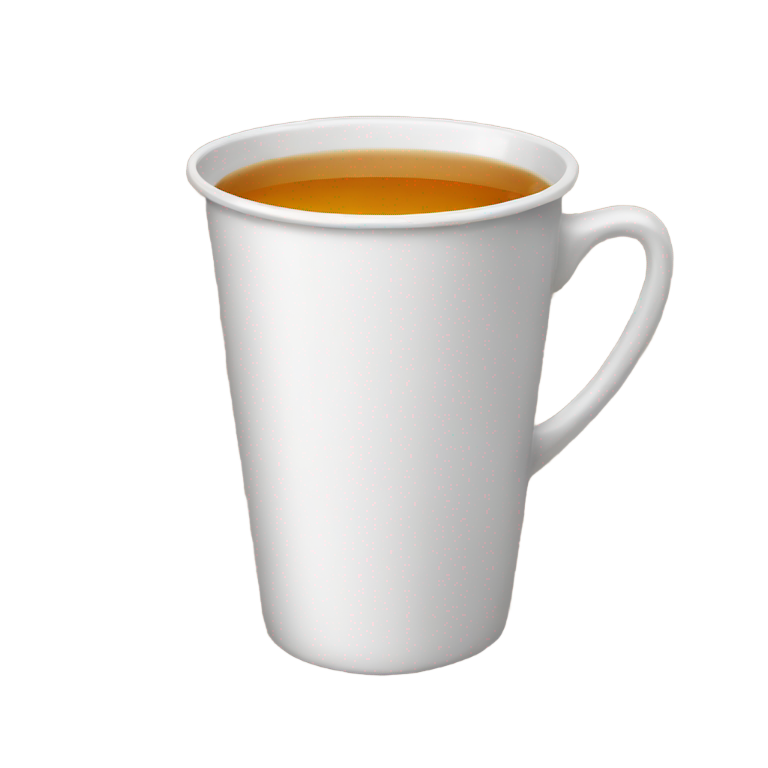 genmoji : grande tasse de thé