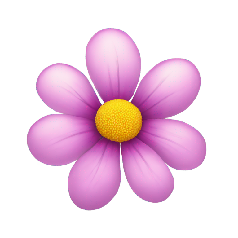 絵文字：雨に打たれる花