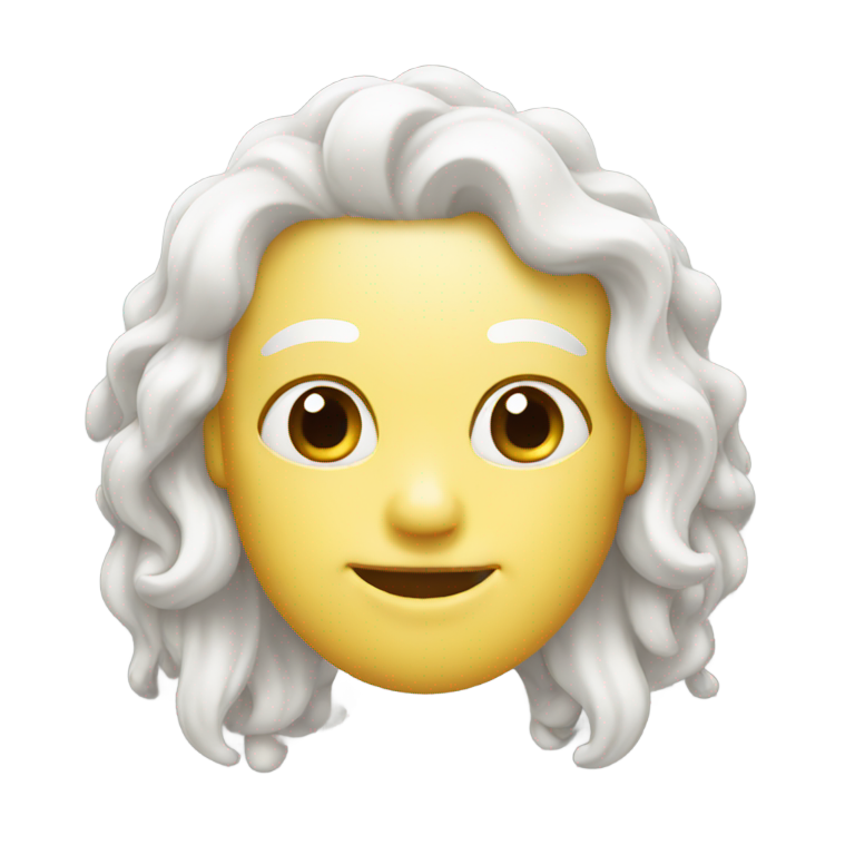 genmoji：白色霜