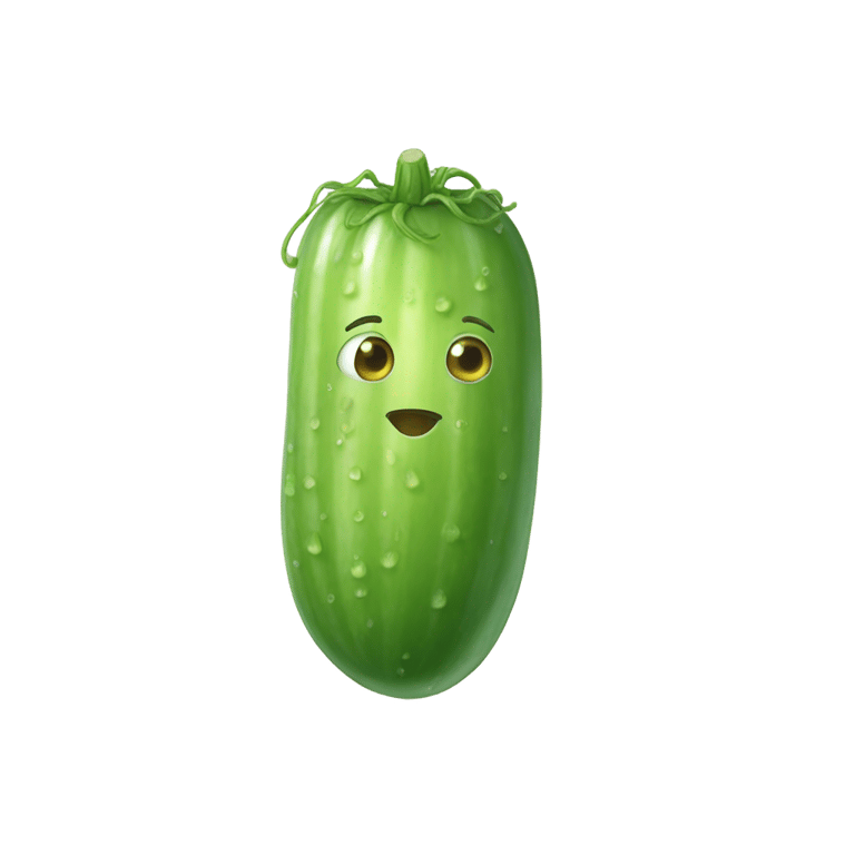 genmoji : silica gel morphing cucumber seed