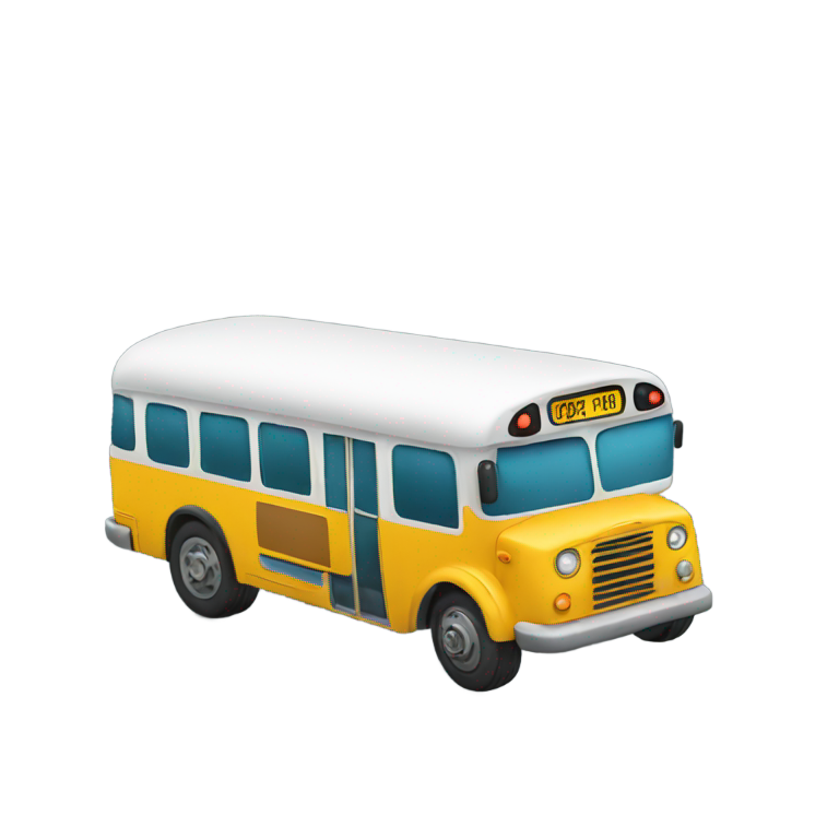 genmoji：摇晃的公交车