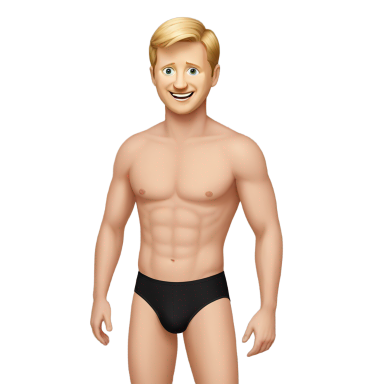 genmoji：肯·詹宁斯黑色内衣