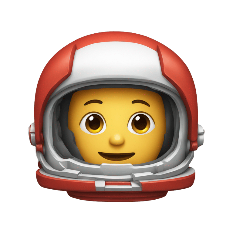絵文字：Red astronaut