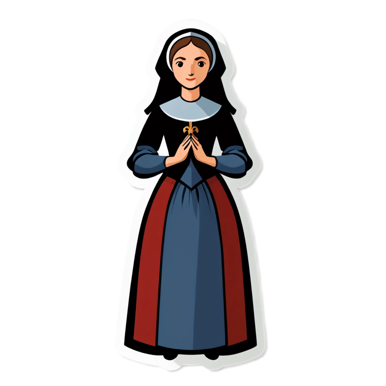 genmoji : Femme du Moyen Âge