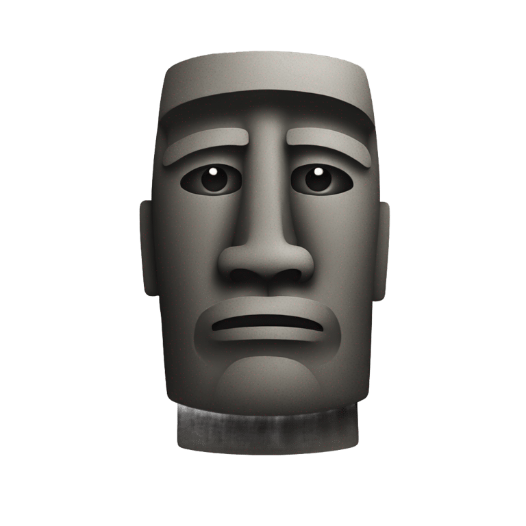genmoji : un moai
