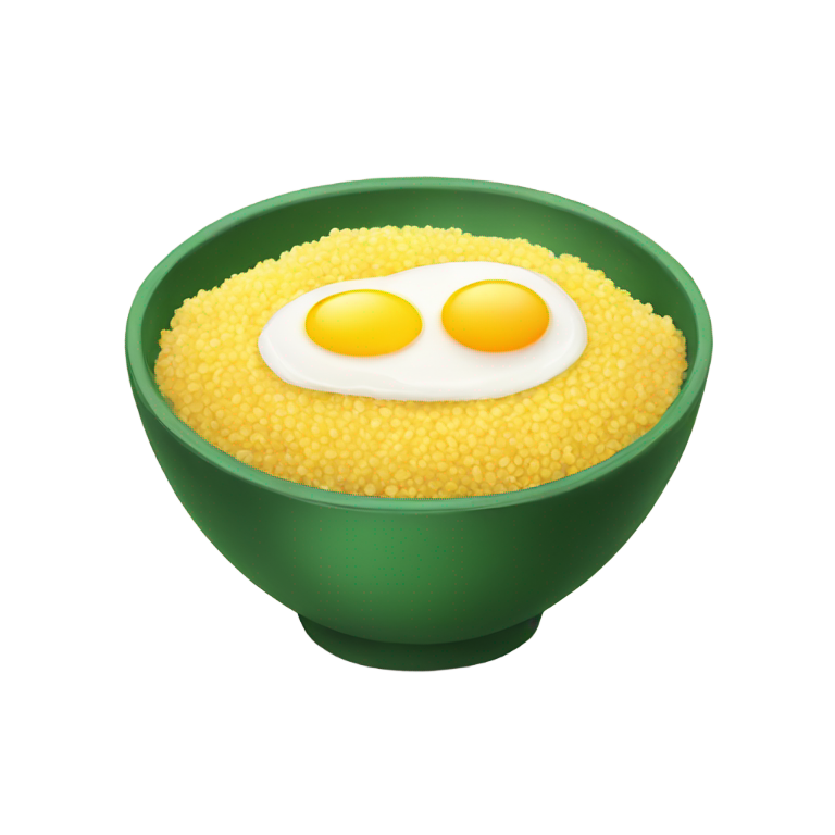 genmoji: brazilian couscous with egg