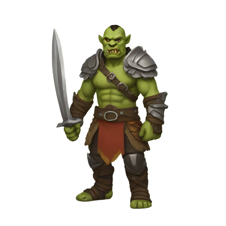 genmoji : Guerrier orc