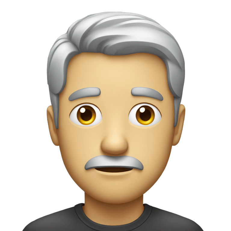 genmoji：愁容男孩