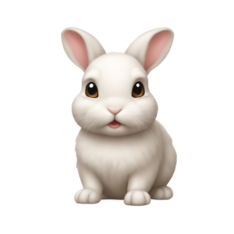 genmoji : Bébé Lapin – Doux, rond et toujours en train de grignoter