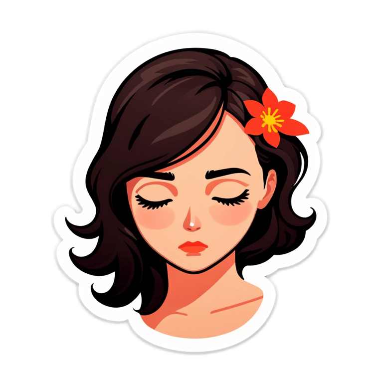 genmoji : Femmes inconscientes, thème triste