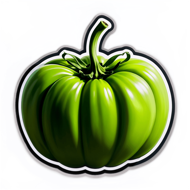 genmoji：一个绿色番茄