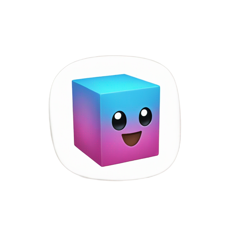 genmoji：立方体玩具