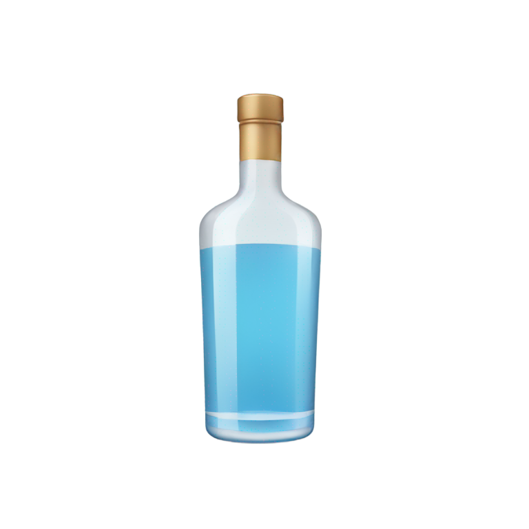 genmoji: Vodka bottle