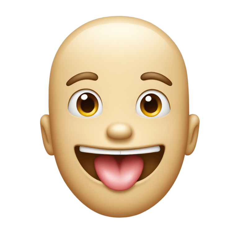 genmoji：卡通舌头
