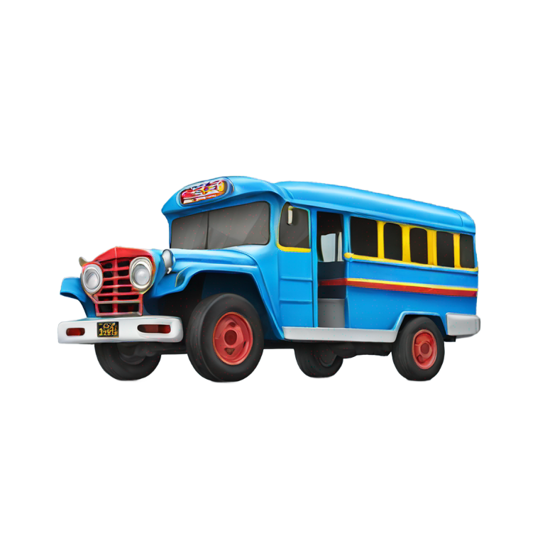 prompt: Philippine jeepney