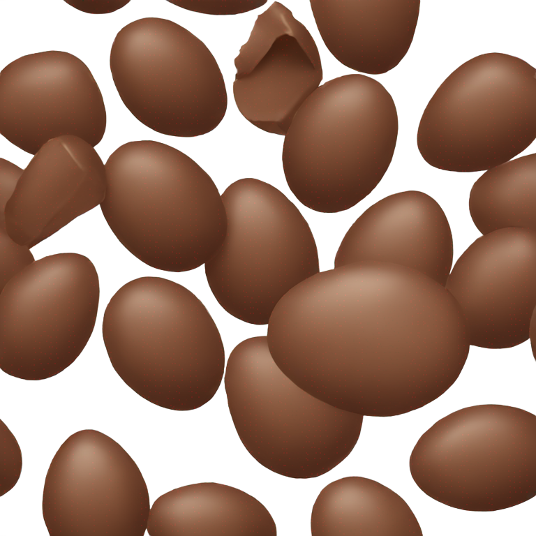 絵文字：卵チョコレート