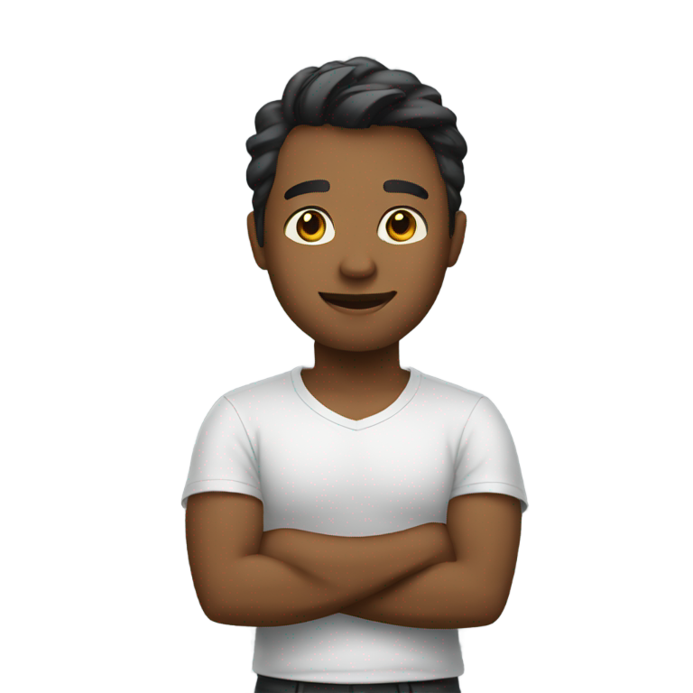 genmoji: confident person