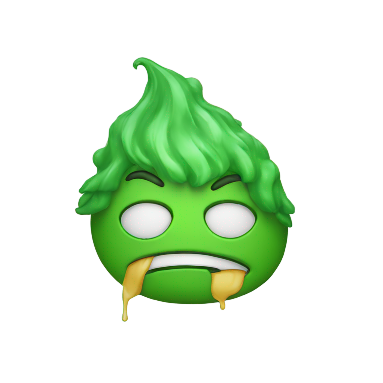 genmoji : Merde verte
