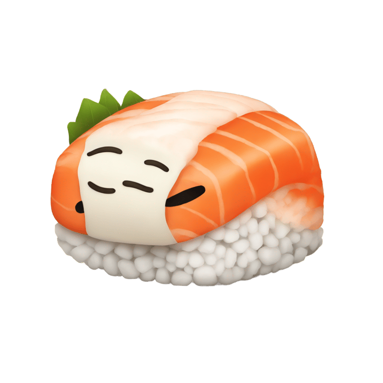 genmoji：困倦的寿司