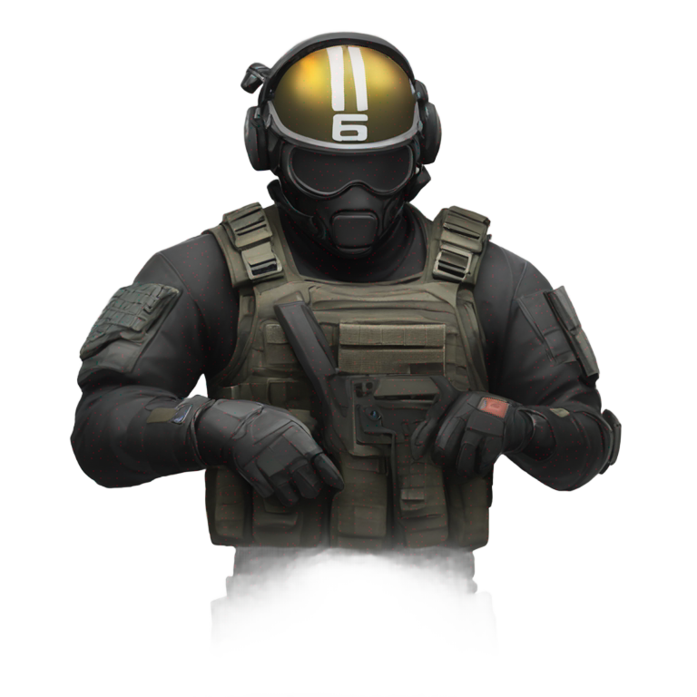 genmoji: rainbow six siege opreator