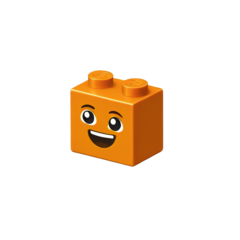 genmoji : Brique Lego unique