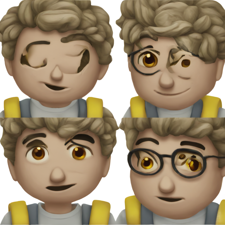 genmoji: Bobby and Bobo SpongeBob ripoff