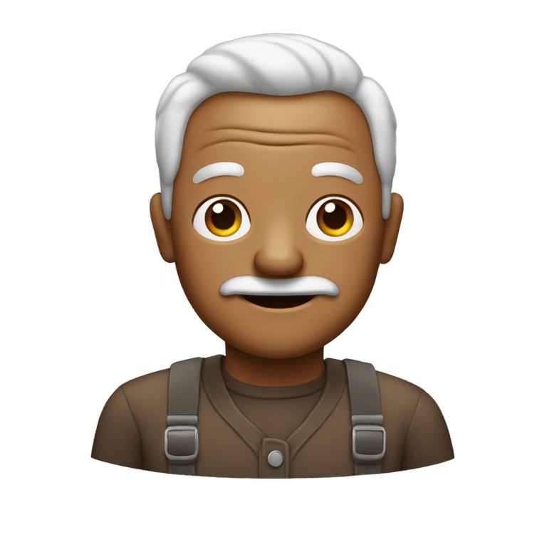 genmoji : grandpa with poo