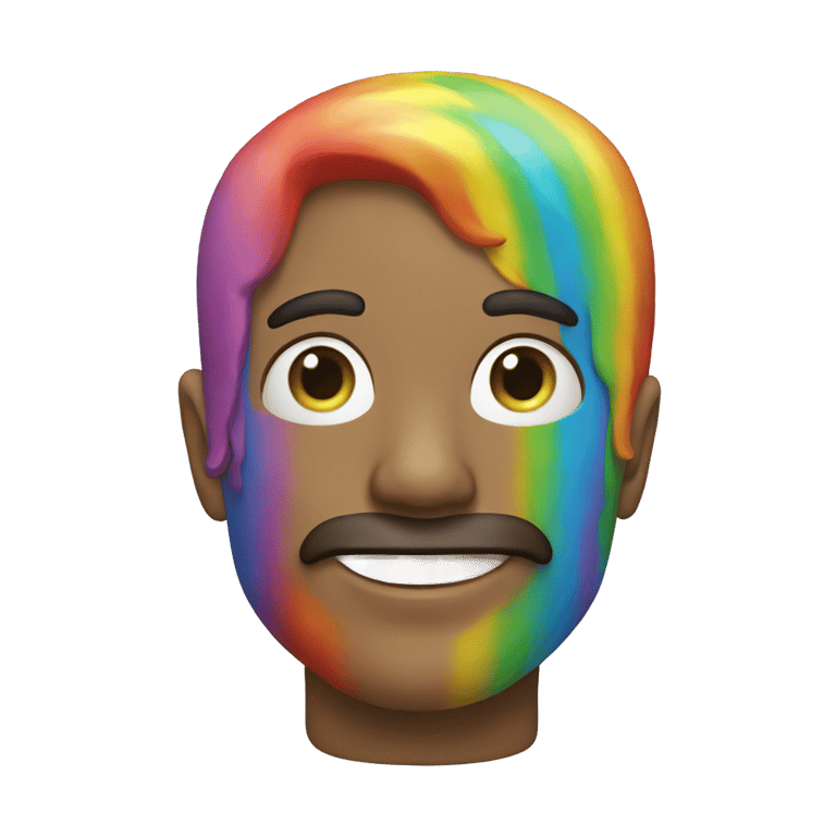 genmoji : Homme arc-en-ciel