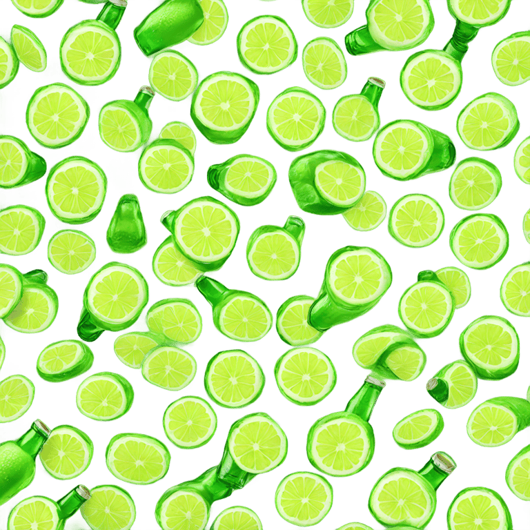 genmoji : Corona beer bottle with lime slice